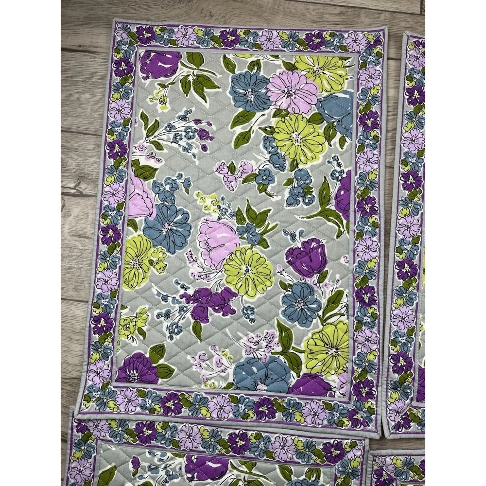 Vera Bradley Quilted Placemats (5) Set‎ Print: Watercolor